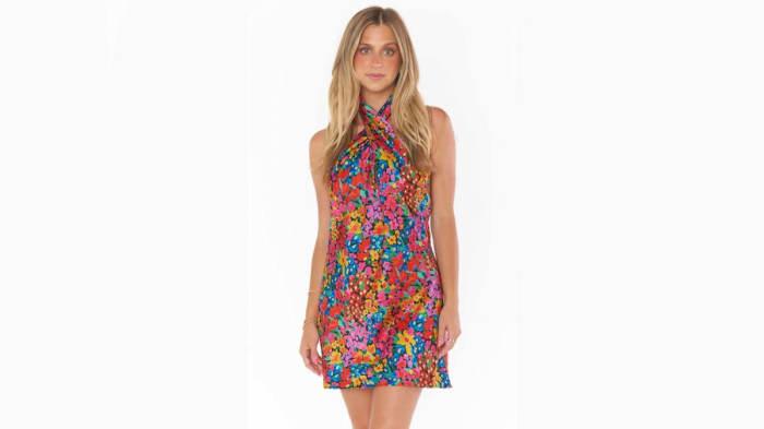 mumu halter dress